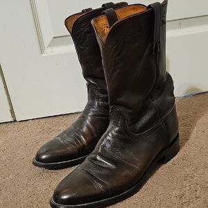 Lucchese Dark Brown Western Boots
